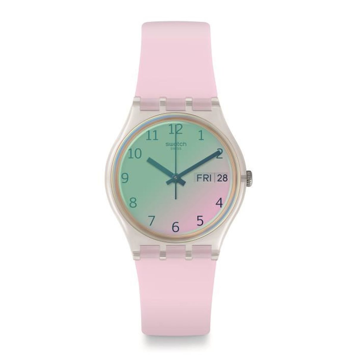 Montre Femme GE714 34mm cadran rose spectre spectre bracelet en silicone  rose clair Ultrarose , - Achat/vente montre - Cdiscount