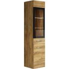 Armoire de rangement Rio 131 cm - Badplaats - Chene Marron - Haut placard colonne