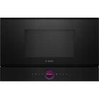 Micro-ondes simple encastrable - BOSCH SER8 - BFL7221B1 - Noir - 21 L - 38,2 x 59,4 x 31,8 cm