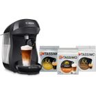 Machine à café Tassimo Happy noir + 3 packs de T- Discs - BOSCH - TAS102EC3