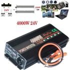 GOBRO Convertisseur 4000W pur sinus ecran LCD（DC 24V à 220V AC ）- Onduleur