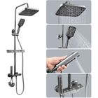 Colonne de douche KILISKY - Douchette à main réglable - Robinet de Salle de Bain - 4 Fonctions - Commutation chaude et froide