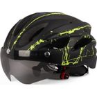 Casque de vélo - SURENHAP - Léger - Visière - Réglable - 54-64 cm - Vert noir