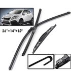 XUKEY Lot de 3 Balais d'essuie-glace avant + arrière Pour Opel Mokka 2012 2013 2014 2015 2016 2017 2018 2019 2020