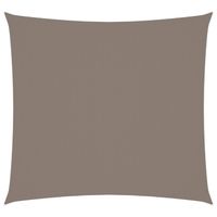 Voile toile d ombrage parasol tissu oxford carre 2,5 x 2,5 m taupe