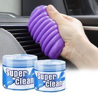 Lot de 2 gels de nettoyage pour intérieur de voiture  Voiture Interieur Voiture pour Voiture, Ordinateur, Imprimante, Appareil