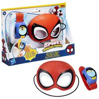 Masque Spiderman + bracelet - HASBRO - Jeu de rôle pour enfant - Rouge - Garantie 2 ans