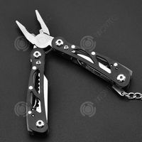 INN® Outil Multifonction Pince ciseau couteau coupe-fil remplaçable acier porte clés sport camping plein air randonnée chasse