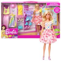 Coffret Barbie Fashion Collection - MATTEL GFB83 - Poupée avec différents ensembles de vêtements et accessoires
