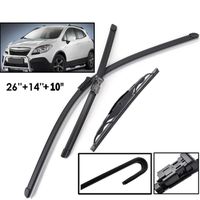 Lot de 3 Balais d'essuie-glace avant + arrière Pour Opel Mokka 2012 2013 2014 2015 2016 2017 2018 2019 2020