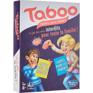 JEU SOCIÉTÉ - PLATEAU Hasbro Taboo Enfants Contre Parents - Le Jeu d'amb