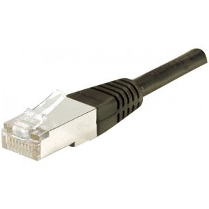 CÂBLE RÉSEAU  Cable RJ45 0.15m FTP CAT6 noir