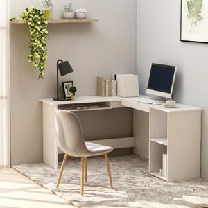 bureau d ordinateur style industriel cadre en metal table de travail meubles de bureau a maison tip cdiscount maison