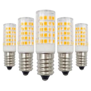 AMPOULE - LED Lot de 5 ampoules LED E14 12 V 4 W blanc chaud 3000 K Remplacement ampoule halogène 40 W basse tension Intensité non variable