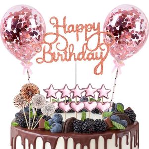 Petite sirène fête moules à Cupcake en papier joyeux anniversaire gâteau  Topper fête d'annivers 5pcs cake toppers -HJA06239 - Cdiscount Maison