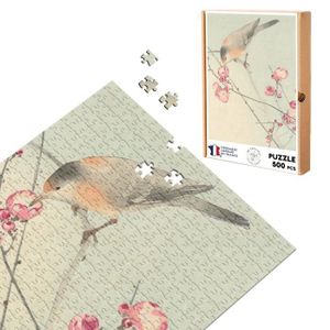 PUZZLE Puzzle Classique 500 pièces Sakura et Oiseau Estam