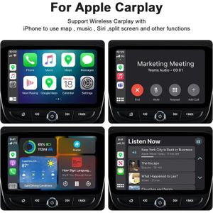 AUTORADIO Adaptateur Carplay sans fil pour iPhone,Uniytriox