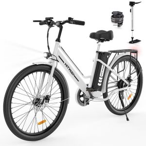 VÉLO ASSISTANCE ÉLEC HITWAY Vélo électrique E-Bike 26” ,Moteur 250W, Ba