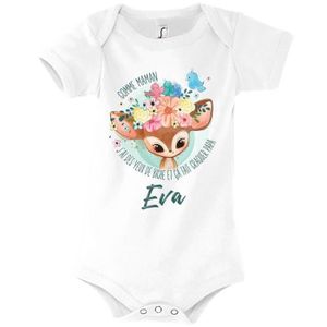 BODY Eva | Body bébé prénom fille | Comme Maman yeux de