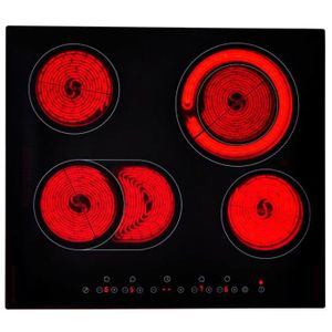 Induction Symbole Vitrocéramique Plaque De Cuisson Ceramique 4 Br Leurs Contr Le Tactile 6000 W
