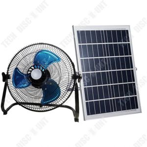 FHE-Ventilateur de bureau solaire Ventilateur à panneau solaire Portable à  clipser, USB, petit auto ventilateur Bleu Rose
