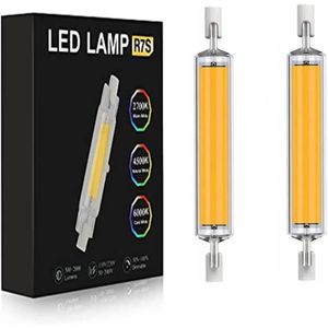 AMPOULE - LED Lumière LED R7S, ampoule LED R7S 118 mm dimmable 4