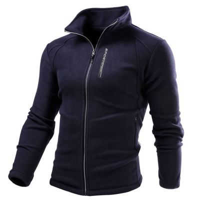 Veste Zippée Polaire Col Montant - Marron - Homme - 39.99