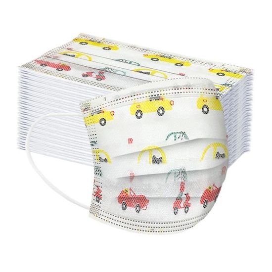 Masques Jetables 3 Couches - Lot De 100, Couleur Rose - Respirants, Confortables - Pour Extérieur, Sport, Courses