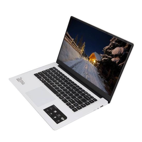 ultra-mince 15.6''Screen portable ordinateur Quad-Core 1366 * 768pixel écran de Windows 10 4G + 64G @3546