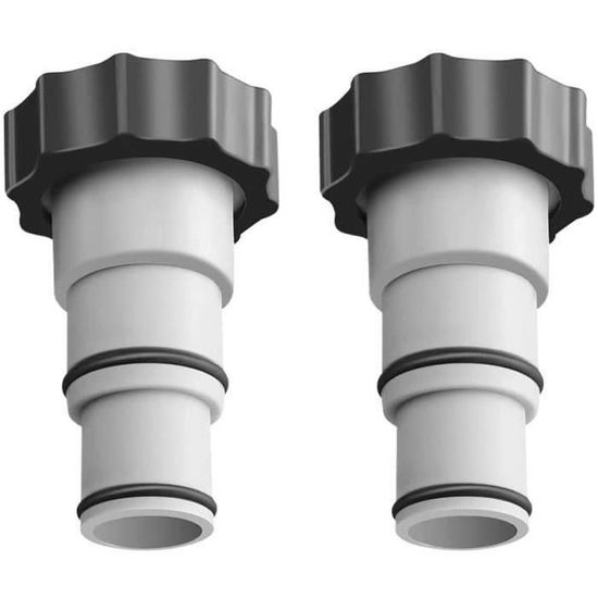 Adaptateurs De Robinet Jardin 2-en-1, Filetage 1/2" Et 3/4", Lot De 3 - Raccord Universel Pour Tuyau D'arrosage - 7