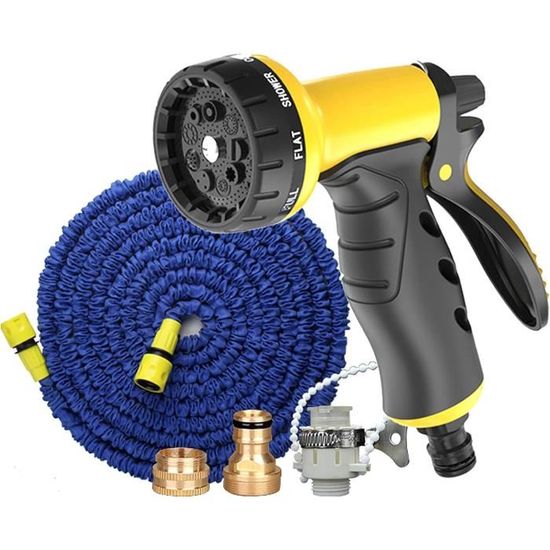 Tuyau D′arrosage Ultra Flexible Avec Gaine En Fibre - 22.9 M