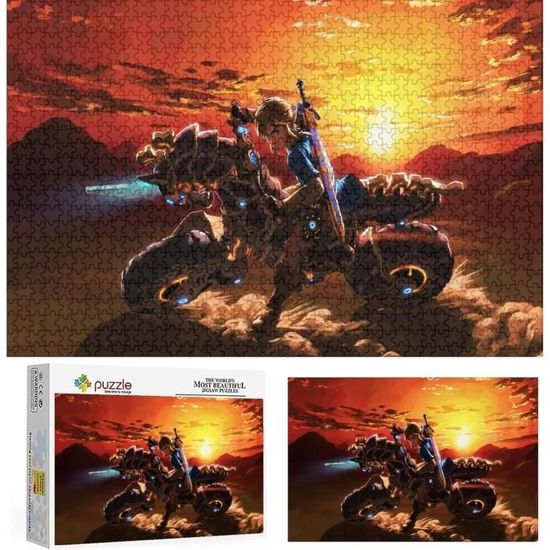 Puzzle 1000 Pièces Difficile Pour Adultes - Format 70x50cm - Avec Poster Aide - Dès 14 Ans - 10