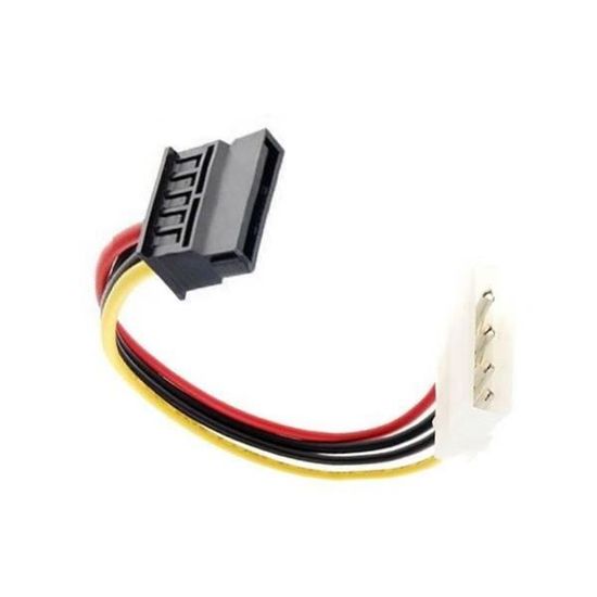Câble SATA 50cm + Alimentation Molex - Pour Connecter Disque Dur Sur PC Ancien