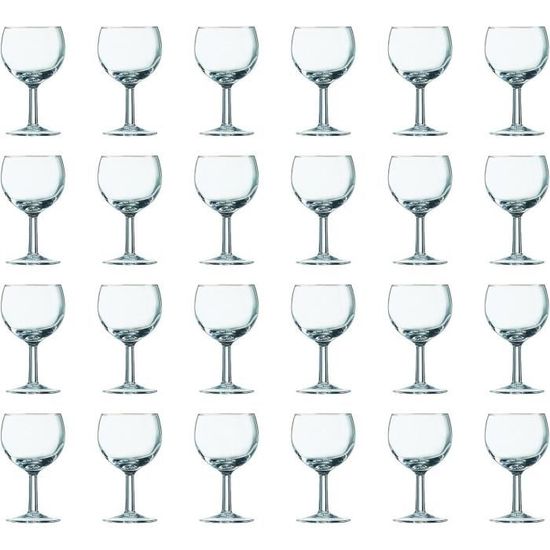 6 Verres à Liqueurs Cristal D'Arques Modèle Louvre