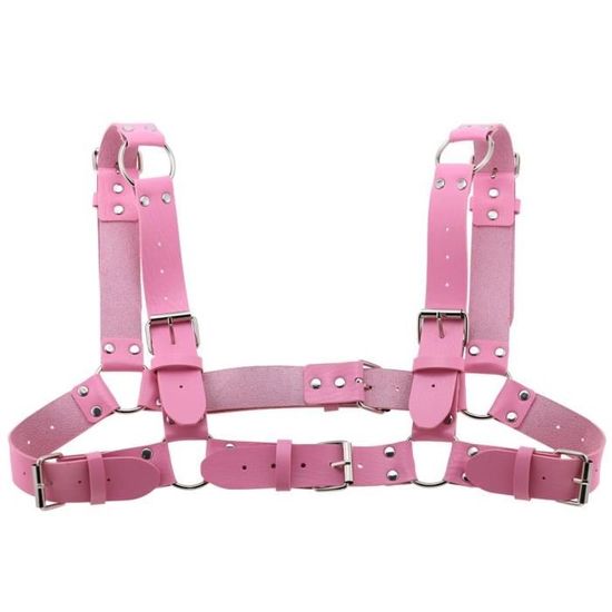 Ceinture Crâne Punk Sangle Réglable Bobine De Lien Chaîne De Taille