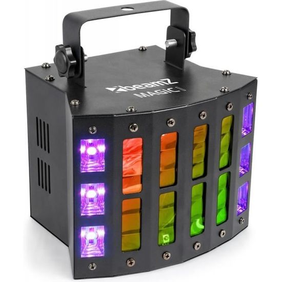 BeamZ Magic1 Derby Projecteur Stroboscope Effet Derby 9 x LEDs RGBAWP
