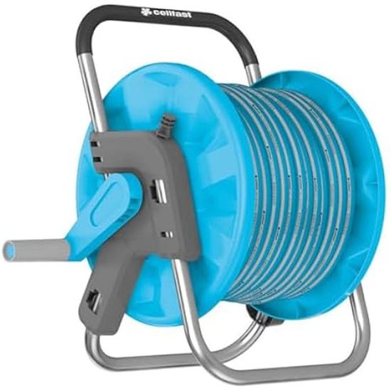Kit D'arrosage Aqua Control C2102 - Tuyau 10 M + Chariot Porte-tuyau, Diamètre 8 Mm, Avec Pistolet Multi-jets
