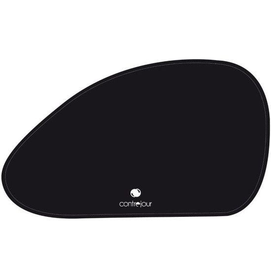 2 Écrans Pare-Soleil Latéraux Pour Voiture - 65x38 Cm - Ventouses Incluses
