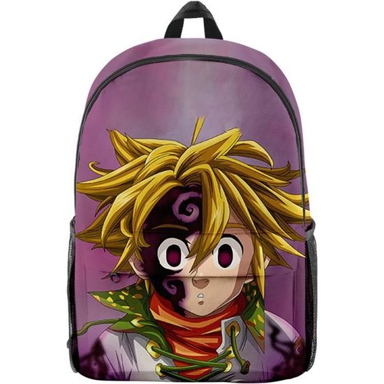The Seven Deadly Sins Sac ?? Dos Anime Impression 3D Coll?�ge Style Porte Cl?�s Sac De Voyage Sac ?? 