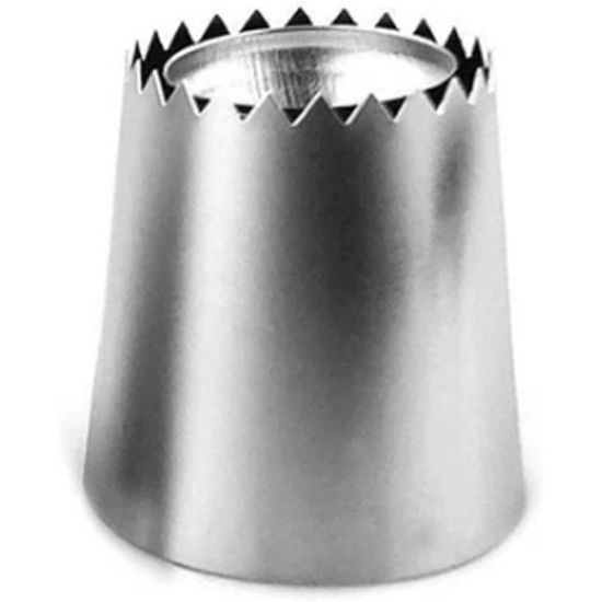 Lot De 4 Douilles Extra Larges Inox Pour Glaçage – Étoiles Jumbo – Décoration Gâteaux Cupcakes Anniversaire