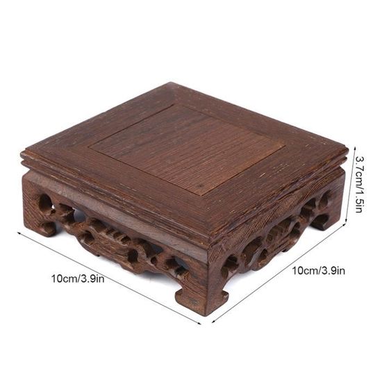 Antique Wooden Étagère Sculpté Vieux Support Tenture Murale Bouleversé
