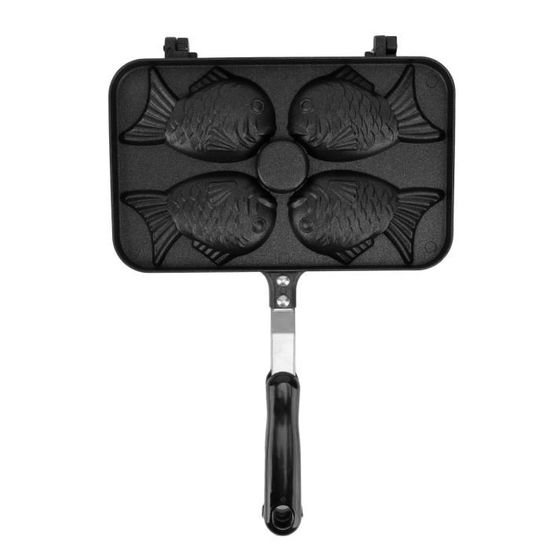 Poêle à Taiyaki Double Face - Moule à Gaufres Japonaises En Forme De Poisson