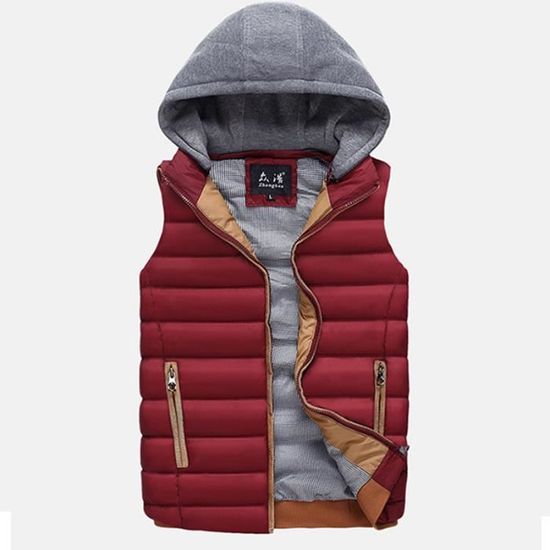Gilet Sans Manches Matelassé Pour Homme - Veste Légère Doudoune Décontractée Pour Sport Et Extérieur