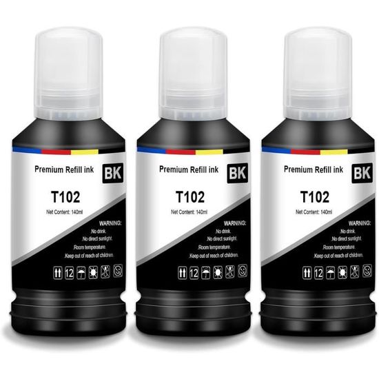Encre 102 Et2856 Et3850 Et4850 Compatible Pour Epson 102 Multipack