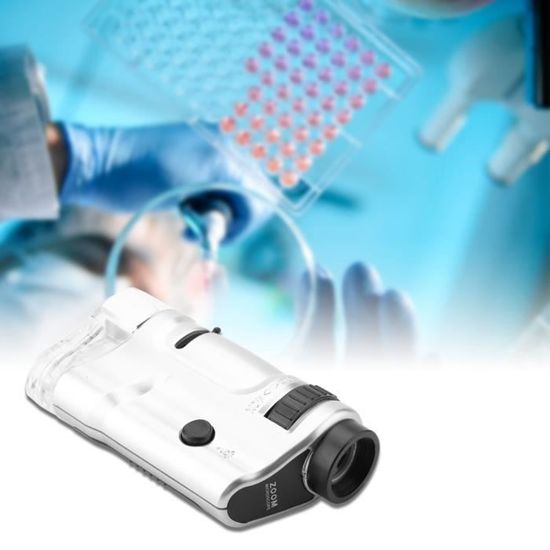 Source Lumineuse LED Pour Microscope - Luminosité Réglable - Compatible Avec La Plupart Des Microscopes Biologiques - 6