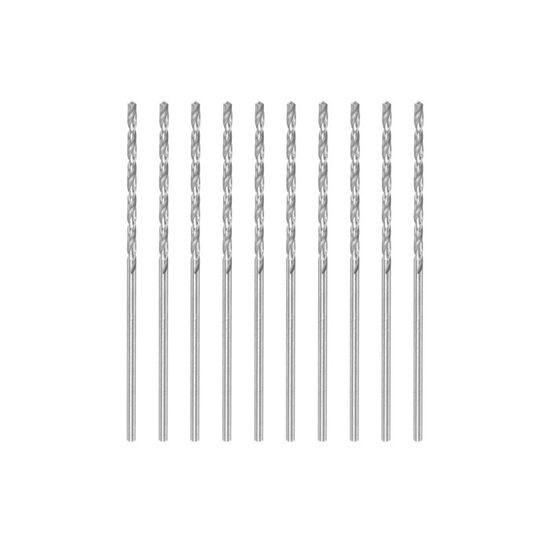 Sourcing Map Forets HSS Extra-Longs 3mm X 200mm - 2 Pièces Pour Métaux Non Ferreux Et Plastiques - Torsadés Hélicoïdaux