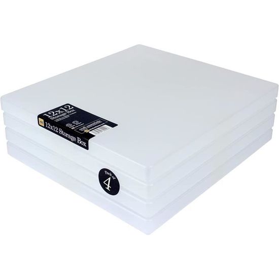 WestonBoxes Lot De 5 Boîtes De Rangement A5 Slim Transparentes Avec Couvercles - Parfaites Pour Papier A5 Et Carterie