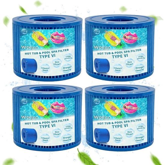 JEFFEL Filtre Spa Infinite a Visser, Cartouche Filtre à Vis pour Spa Gonflable Pas De Vis 75 x 100 mm, Cartouche Filtre pour Spa, Compatible pour Cosy Spa, Filtre Spa lumix (SPA-4PCS JEFFEL Filtre Spa Infinite a Visser, Cartouche Filtre à Vis pour Spa Gonflable Pas De Vis 75 x 100 mm, Cartouche Filtre pour Spa, Compatible pour Cosy Spa, Filtre Spa lumix (SPA-4PCS