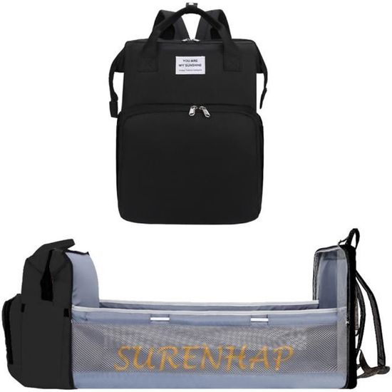 SURENHAP 3 EN 1 Sac langer Berceau B b Multifonctionnel de