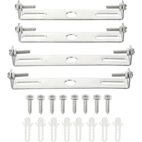 Sourcing Map - Support Plafonnier Métal 115mm - Lot De 2 - Pour Lustres Et Luminaires - Installation Facile